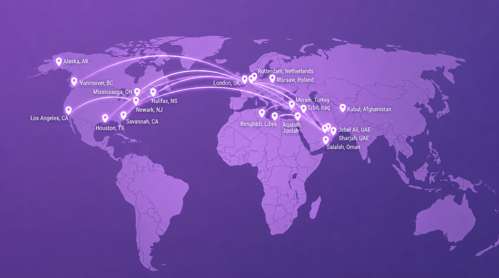 G8 Shipping global logistics and route coverage